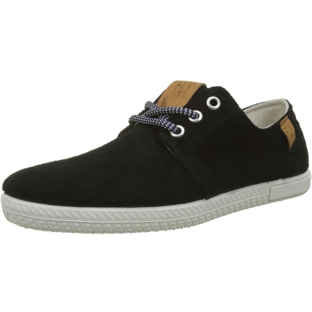 EUC - Fly London Stot Sneaker - black suede - size 40(9-9.5)
